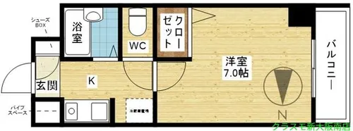 ノルデンハイム相川【9階】の間取り