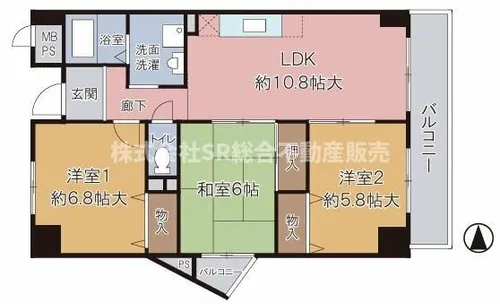 スピカ・リヴェルテ【3階】の間取り