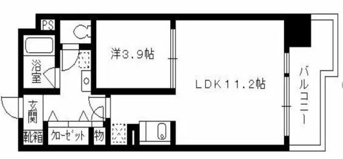 セレス別府【3階】の間取り