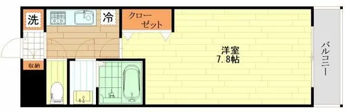 大阪府大阪市西区川口4丁目【マンション】の間取り