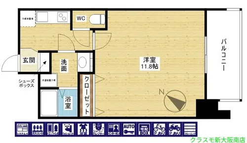 Live Flat Tsukamoto【1階】の間取り