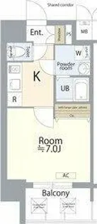 エスリード大須観音プリモ【7階】の間取り