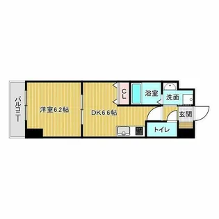 Gramercy Juso-higashi 1st【2階】の間取り