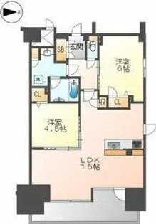 プレサンスロジェ葵【13階】の間取り