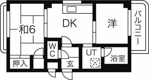 トレンツマンション【2階】の間取り