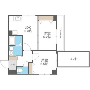 福岡県福岡市中央区小笹2丁目【マンション】の間取り