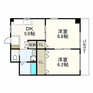 ハイムエモーション【2階】の間取り