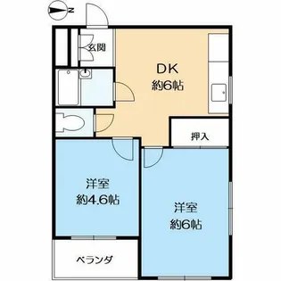 田中マンションⅡ【201号室】の間取り