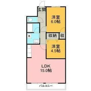 フィレンチェコート【8階】の間取り