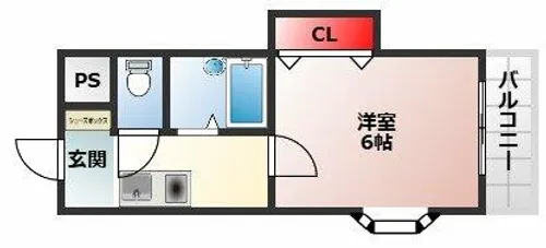 バードヒル鳳【301号室】の間取り