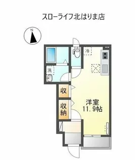 スターテラス社【107号室】の間取り