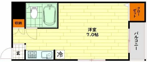 大阪府大阪市都島区片町1丁目【マンション】の間取り