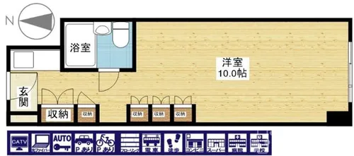 ステュディオ新大阪【2階】の間取り