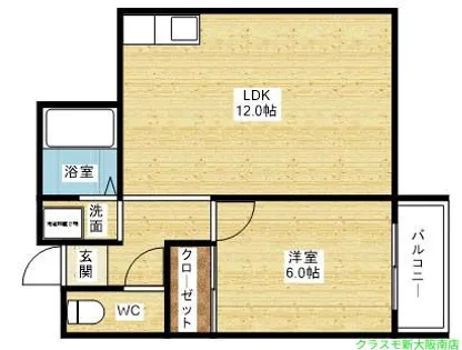 JMRレジデンス新大阪【5階】の間取り