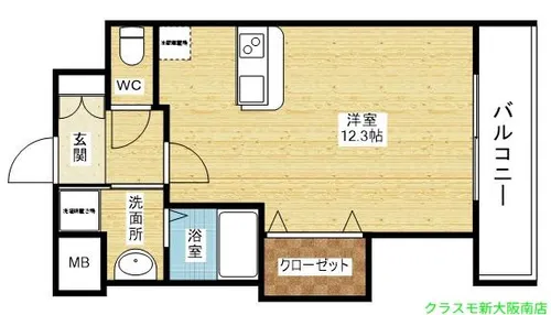 YOU’SIII番館【4階】の間取り