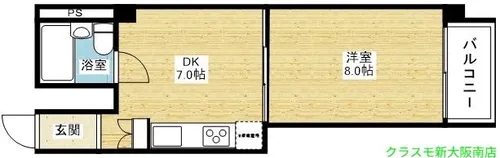 マンションクインビー【3階】の間取り