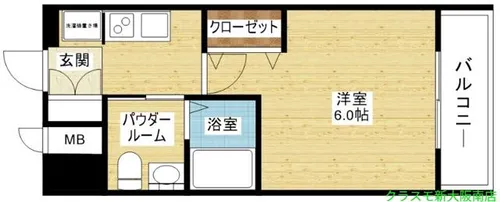 エステムコート新大阪Ⅷレヴォリス【9階】の間取り