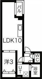 エル前之輪【203号室】の間取り