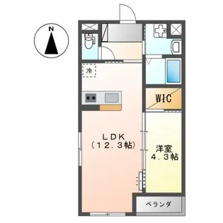 SHIZUKA BLDG【1階】の間取り