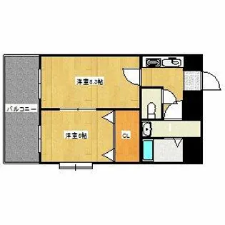 HAMIEL KOKURA【11階】の間取り