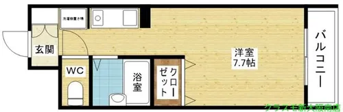 カンタル新大阪【6階】の間取り