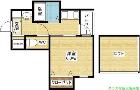 エステムコート新大阪Ⅲステーションプラザ【10階】の間取り