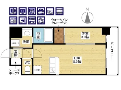 セレニテ新大阪グランデ シュッド【11階】の間取り