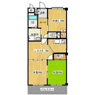 アピタシオン華【2階】の間取り