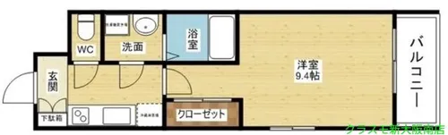 FLAT34新大阪南【7階】の間取り