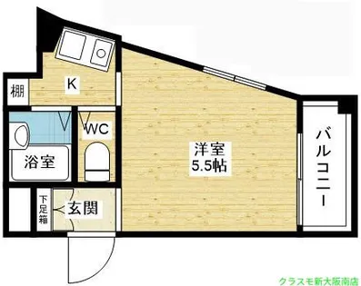 有馬パレス西中島【7階】の間取り