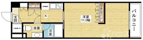 デュオン新大阪レジデンス【9階】の間取り
