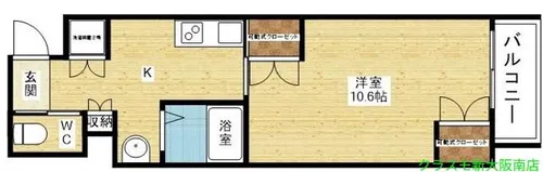 SSK North Osaka【2階】の間取り