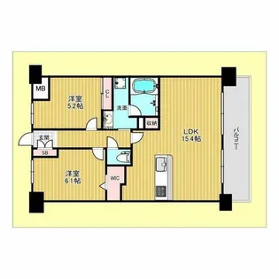 Casa Arietta【1階】の間取り