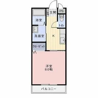 ABBS Ⅰ【102号室】の間取り