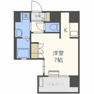 エイペックス南堀江【2階】の間取り