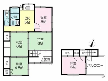 兵庫県相生市垣内町【一戸建】の間取り