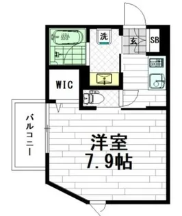 AVANTE勝山南(アバンテ勝山南)【3階】の間取り