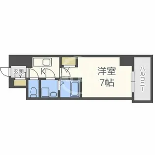 エスリード阿波座ラグジェ【14階】の間取り