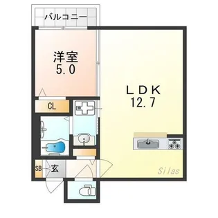 シャーメゾンニーム【1階】の間取り