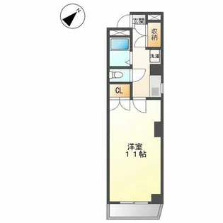 ディアナ水谷【502号室】の間取り