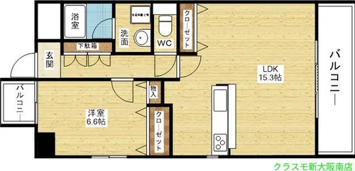 ア・ミュゼ新大阪【3階】の間取り