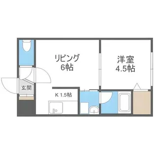 メビウス【4階】の間取り