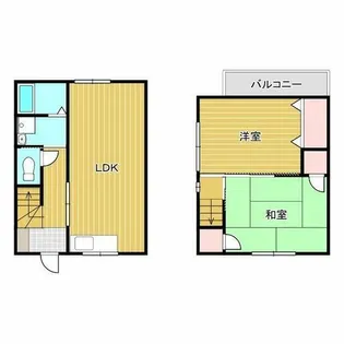 大阪府茨木市上穂積2丁目【一戸建】の間取り