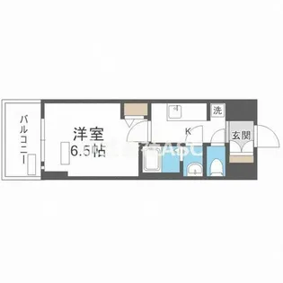 プレサンス桜ノ宮イーサリアル【10階】の間取り