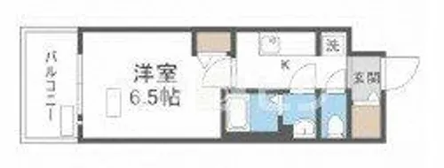 プレサンス桜ノ宮イーサリアル【702号室】の間取り