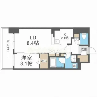 アーバネックス同心【2階】の間取り