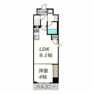(仮称)トーシンイーストビル【3階】の間取り