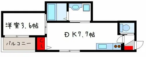 DEAR KINDAI【2階】の間取り