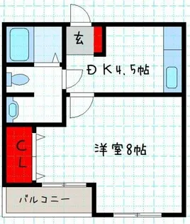 ラデファンス【3階】の間取り
