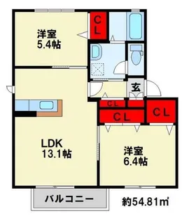 ティエラ【1階】の間取り